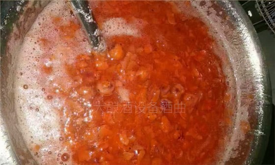 用白酒蒸馏设备酿李子酒-打浆 用白酒蒸馏设备酿李子酒-打浆