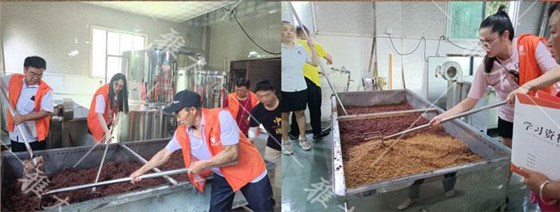 炎热的天气,依然拦不住雅大酿酒设备厂家学员学习酿酒的热情 1 炎热的天气,依然拦不住雅大酿酒设备厂家学员学习酿酒的热情 1