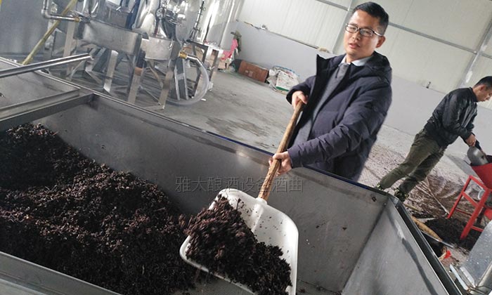 40吨拐枣急需发酵怎么办?雅大电加热酿酒设备蒋老师上门指导!-06 40吨拐枣急需发酵怎么办?雅大电加热酿酒设备蒋老师上门指导!-06