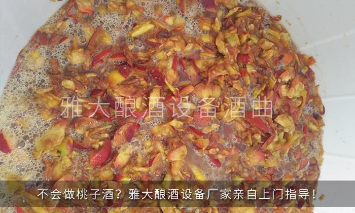 桃子酒发酵期间 桃子酒发酵期间